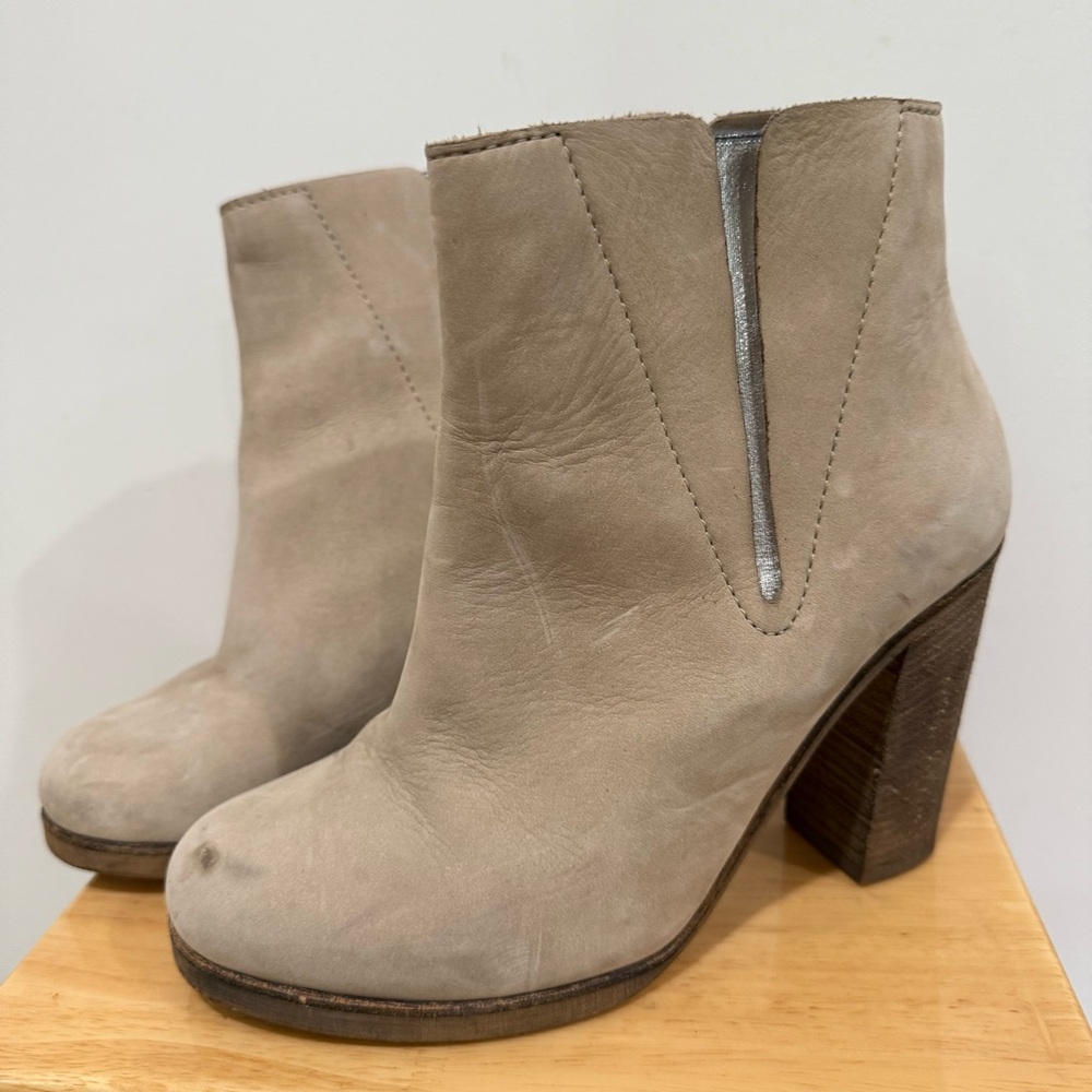 Maison Martin Margiela Taupe Ankle Boots